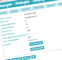 Sempre dal menu "Gestione Campagne e Report" puoi inviare immediatamente la newsletter oppure pianifica l'invio per spedirla all'ora che preferisci.
